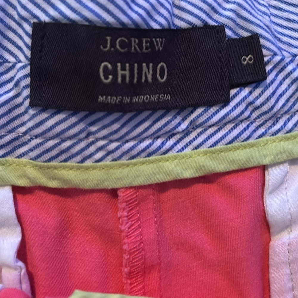 Women’s  J.Crew Chino shirts small coral - Picture 2 of 4